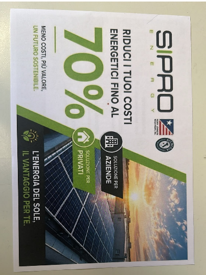 SIPRO Energy - Riduci i tuoi costi energetici fino al 70%